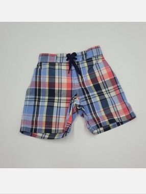 NEW Janie and Jack baby boy plaid swim trunks size 18-24 months